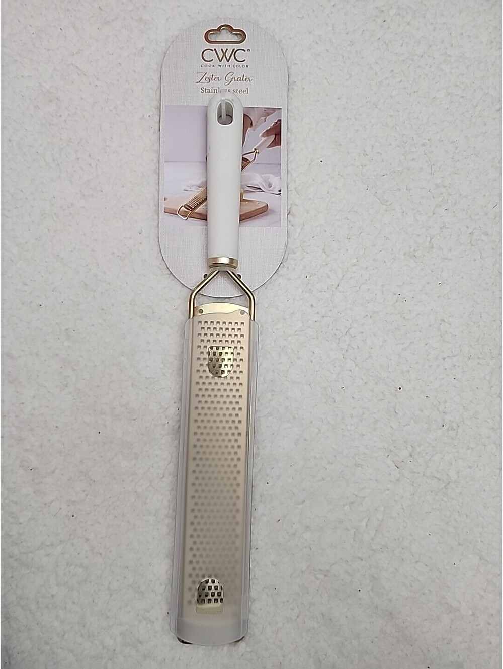 Kitchen Lemon Zester, Stainless Steel Hand Held Parmesan Cheese Grater for Ginge